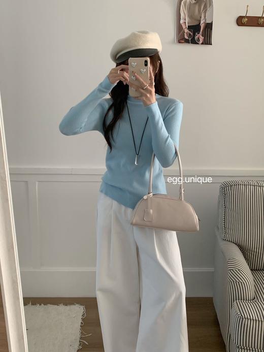 【家居百货】【69.9/两件】首批福利𝐞𝐠𝐠.𝐮𝐧𝐢𝐪𝐮𝐞 兔绒打底衫针织衫15色可选！ 商品图11