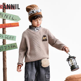 【实体店同款】男童翻领上衣冬季新款安奈儿童装AB544034