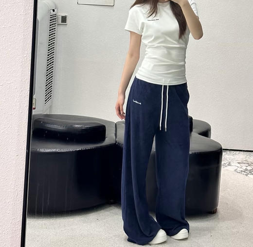 ann 毛巾裤阔腿裤 商品图4