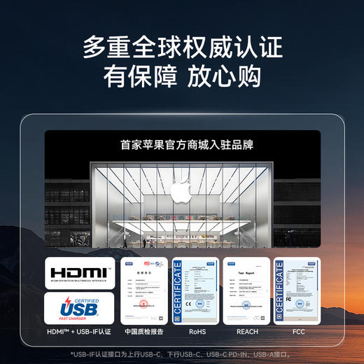 【新品】Anker安克 7合1多功能拓展坞 工作专业级 适用于Macbook电脑 A83D2 商品图3