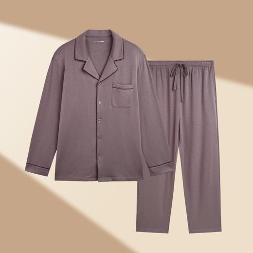 【保暖材质家居】SCHIESSER德国舒雅男士家居套装保暖面料材质家居服，优质混纺材质，柔软充满暖感，吸湿透气性佳39/26143H 商品图0