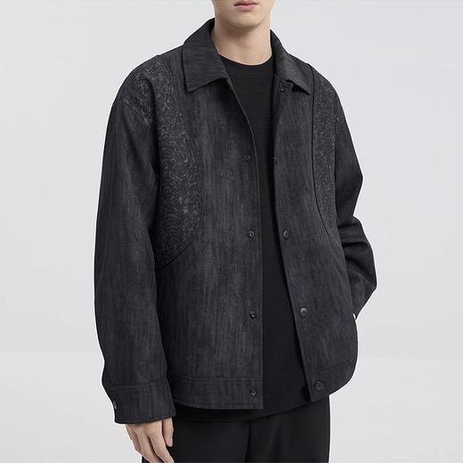 裁缝学苑MQ68宽松韩版拼接翻领夹克纸样外套男士裁剪样板 商品图4