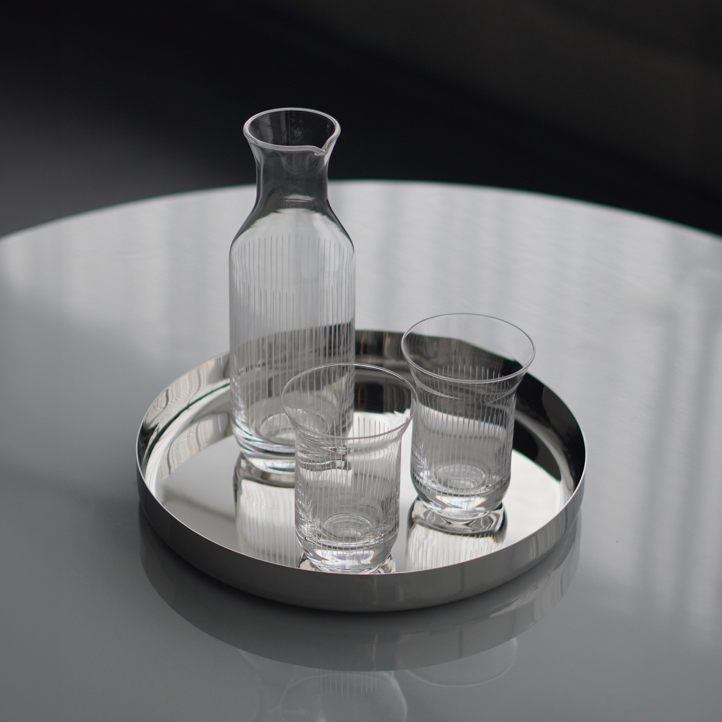 HD流光精抛不锈钢圆托盘 RESONG日诵家居 收纳盘