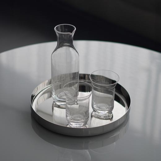 HD流光精抛不锈钢圆托盘 RESONG日诵家居 收纳盘 商品图0