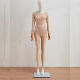  女士秋冬高弹力保暖内衣圆领秋衣秋裤