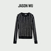 【JASON WU】秋冬新款休闲通勤百搭简约圆领高弹上衣毛针织套头衫 商品缩略图4
