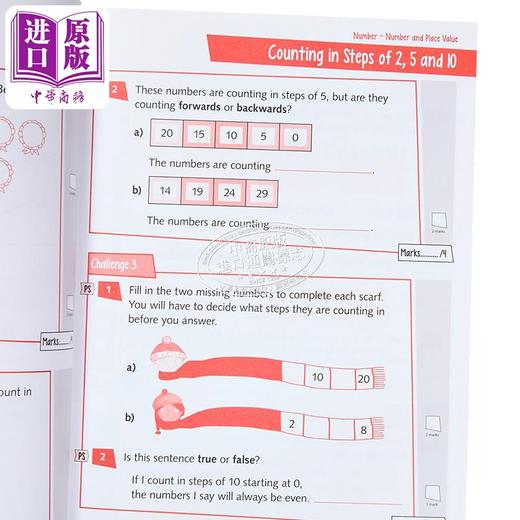 【中商原版】Collins Year 1 Maths Targeted Practice Workbook 柯林斯数学针对性练习册 一年级 英文原版 小学数学 商品图3