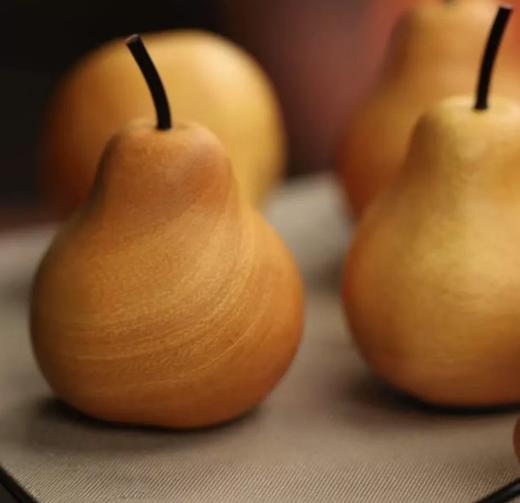 米马杂货 天然檀木梨 手工精致小摆件 商品图2