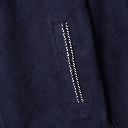 WT241SDSA男士秋冬新款痞帅男装韩版撞色缝线棒球领卫衣外套百搭时尚 商品图3