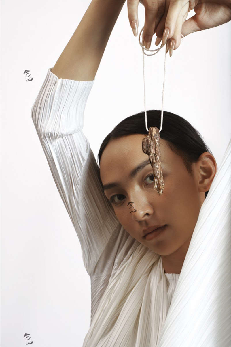 不规则沉香项链