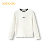 巴拉巴拉童装儿童毛衣女童秋冬装针织衫中大童条纹甜美百搭时尚潮 商品缩略图1