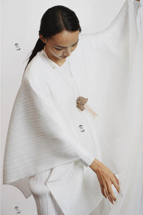 不规则沉香棉线项链