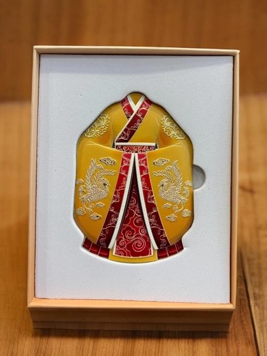 【凤冠+华服冰箱贴两件套装】可拆卸一对耳环 凤冠霞帔立体拼装金属冰箱贴纪念礼物 商品图6