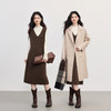 【10/1新品】熙世界法式V领针织背心裙女2025秋冬新款宽松慵懒羊毛无袖连衣裙 商品缩略图2