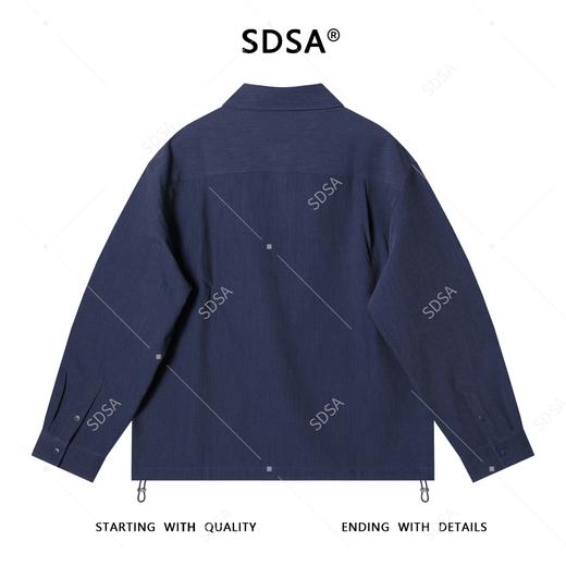 83617SDSA秋冬新款痞帅男装纯色半拉链翻领卫衣下摆松紧设计百搭上衣 商品图5