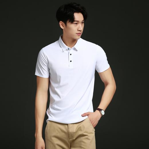 【轻梵 情侣冰丝polo衫】经典立领 高弹透气 吸湿速干 垂感免烫 舒适亲肤 商品图8