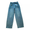 【断码清仓 无退换】香蕉裤王！巨显瘦遮肉水洗蓝色百搭高腰宽松拖地牛仔裤女春秋款 商品缩略图4