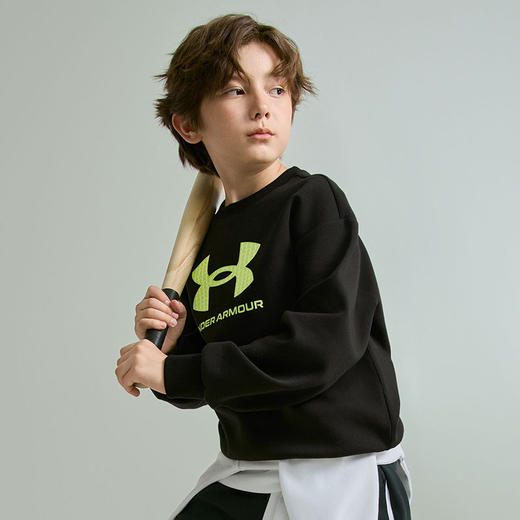 【12月-特惠福利】Under Armour安德玛儿童基础款圆领套头卫衣253303511超低折扣 商品图5