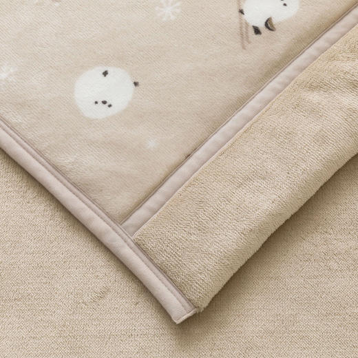 秋冬盖毯午睡吸湿发热保暖抗菌毛毯床垫枕垫 小肥啾 商品图3