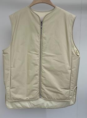 女款无领马甲外套