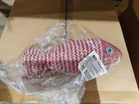 【赠品】猫薄荷磨牙麻布鱼 红色 30cm