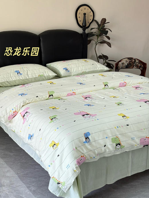 2025秋新款！40支全棉印花四件套 舒适淡雅精梳纯棉床上四件套 四季可用 商品图6