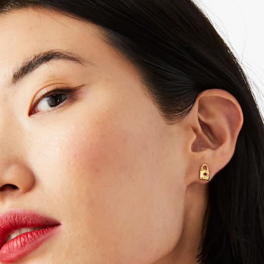 196021013911 kate spade 店铺同款LOCK AND SPADE时尚简约耳钉【一对】 商品图2