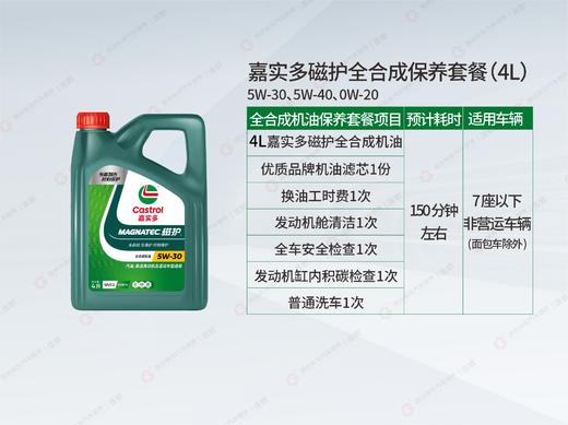 嘉实多磁护全合成机油 4L保养套餐 商品图1
