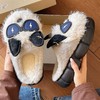 棉拖鞋女士冬季新款家居室内防滑厚底可爱小狗保暖毛绒拖鞋【WG25102】 商品缩略图4