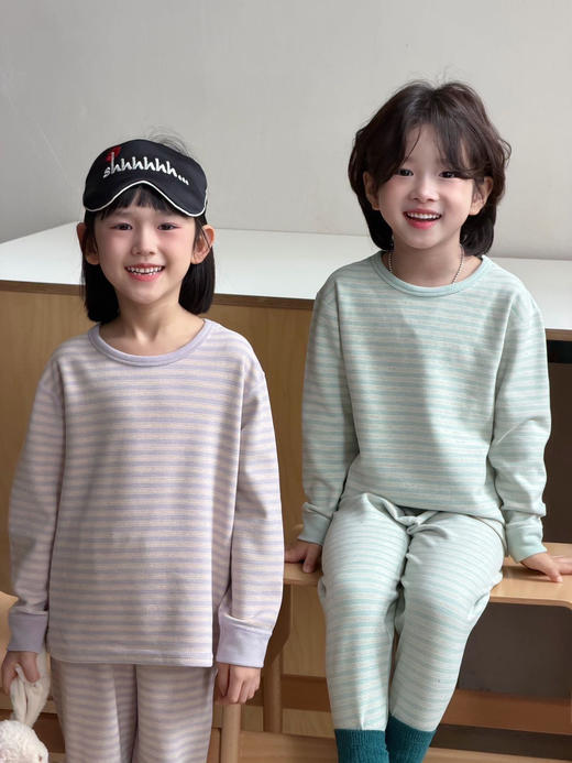 7A抗菌级品质【桑蚕丝抗菌家居服套装】双面磨毛工艺，垂顺感特别好，怎么过冬都舒服 商品图1