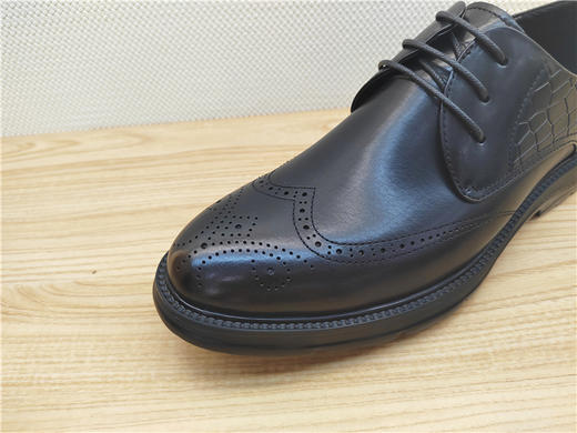 豪行秋冬新款12357612真皮鹿皮商务休闲男鞋单鞋皮鞋 商品图2