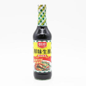 厨邦鲜味生抽500ml（6902902013499）