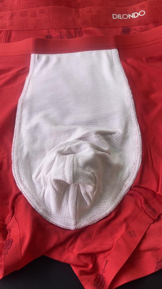 大红色福气满满80支莫代尔四角舒适透气男士内裤22905735 商品图4