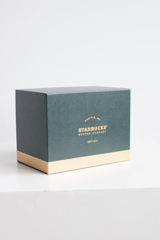 女神铭牌简约条纹陶瓷带手柄咖啡杯马克杯（340ml） PJ027 商品图2