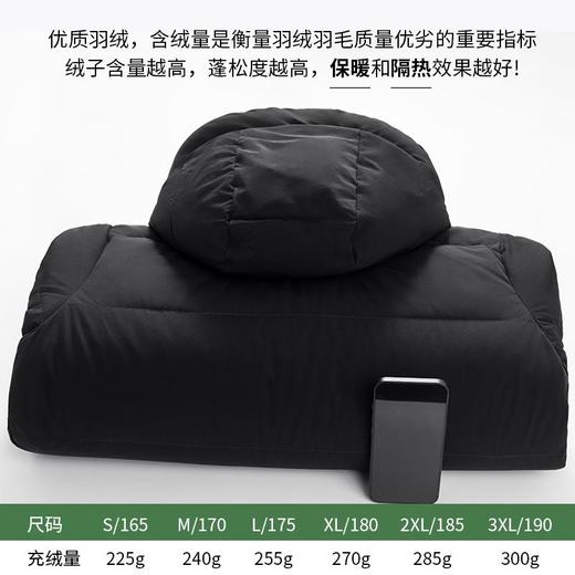 【300克白鹅绒】-30℃极寒男士冬季特厚中长款白鹅绒三防羽绒服潮 商品图1