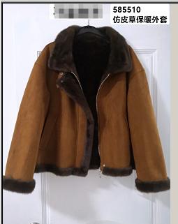 585510仿皮草保暖外套 商品图0