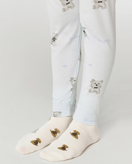 5楼爱慕儿童奶皮爱心雪纳瑞暖衣 长裤AK173J771 商品图5