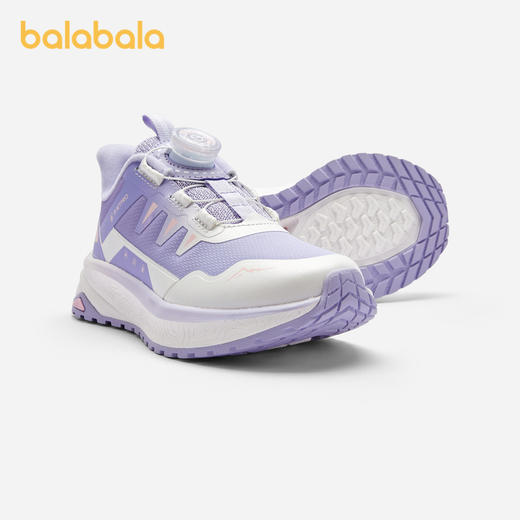 巴拉巴拉童鞋女童运动鞋透气秋冬鞋子轻便防滑潮舒适旋转扣老爹鞋 商品图1