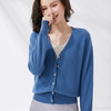 【秋冬必备，限时钜惠】秋季新款女SIIJJEYY枝辑羊毛V领圆领开衫外套 商品缩略图2