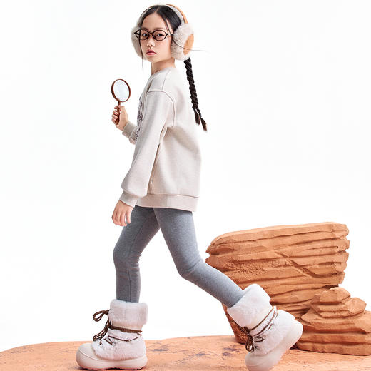 【实体店同款】女童长袖卫衣冬季新款安奈儿童装AG541373 商品图5