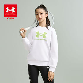 【12月-特惠福利】Under Armour安德玛儿童基础款圆领套头卫衣253303511超低折扣