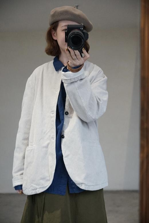 Vas-y Lentement 圆领灯芯绒外套 商品图2