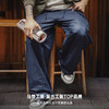 马登工装美式m65大口袋休闲裤日系cityboy蓝色梭织束脚长裤子男秋 商品缩略图4