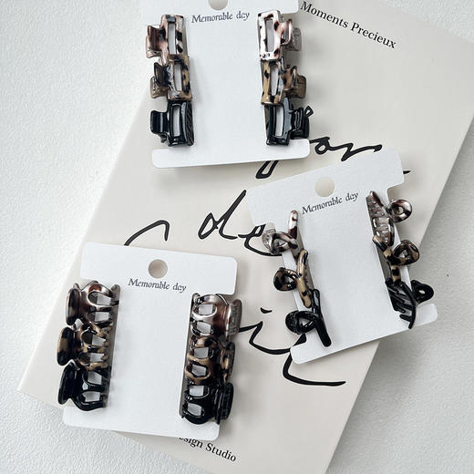 豹纹小抓组合抓夹（6个）-纪念日百货门店同款165045039 商品图4