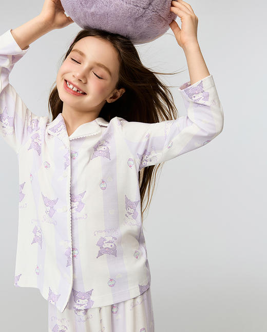 5楼爱慕儿童奶皮库洛米晚安家居服上衣AK141J442 商品图5