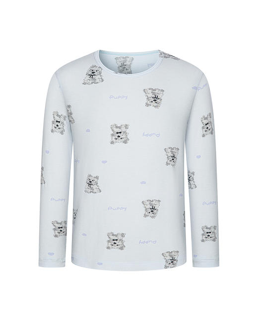 5楼爱慕儿童奶皮爱心雪纳瑞暖衣套头上衣AK172J771 商品图6