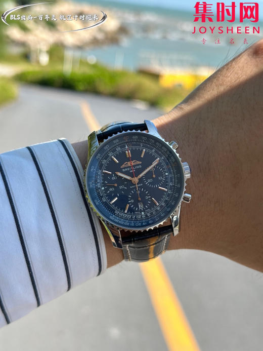 百年灵BLS新款航空计时系列 70周年特别版 航空计时透底 B01计时男士腕表 商品图5