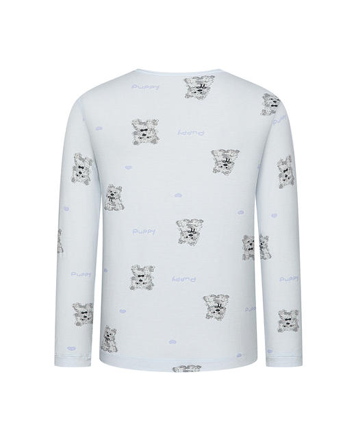 5楼爱慕儿童奶皮爱心雪纳瑞暖衣套头上衣AK172J771 商品图7