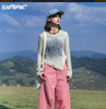 早乙女惠子saotome/STMCX251010/荡领微喇印花长袖 商品缩略图0