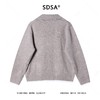 9936SDSA男士秋冬新款痞帅男装韩版撞色翻领净版假两件毛衣宽松百搭 商品缩略图5